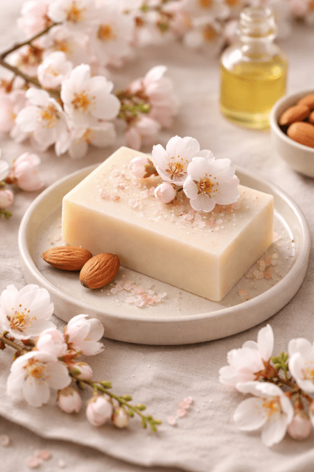 Savon doux " Le fleuri" - Fleur d'amandier