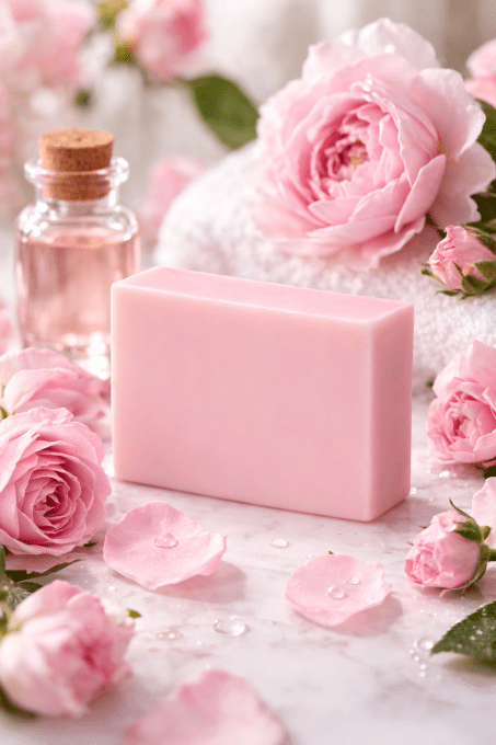 Savon doux " Le fleuri" - Rose