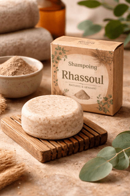 Shampoing solide au Rhassoul